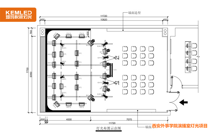 虛擬演播室燈光