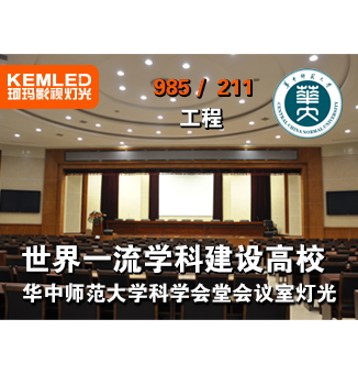 華中師范大學(xué)科學(xué)會堂會議室燈光工程